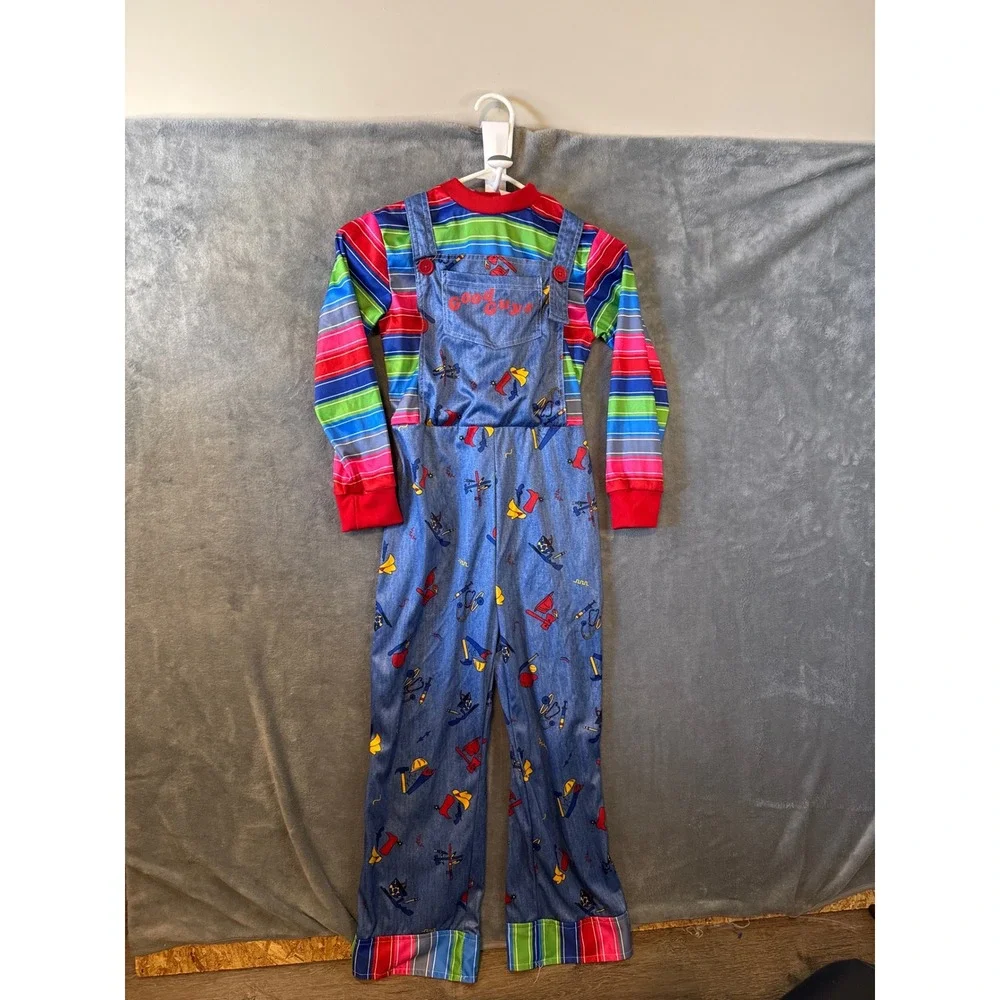 Chucky Good Guys Costume Jumpsuit Kids Small Medium Child's Play, Halloween .